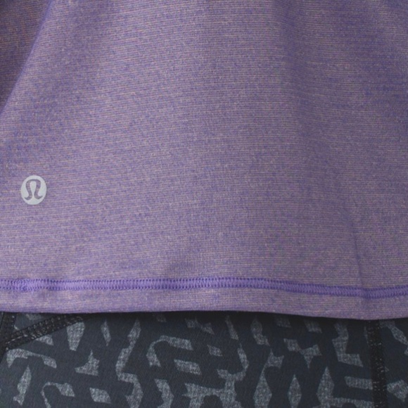 Lululemon Sweaty Or Not Crop Tee
Heathered Iris Flower / Gold size 8-10 - Picture 2 of 8